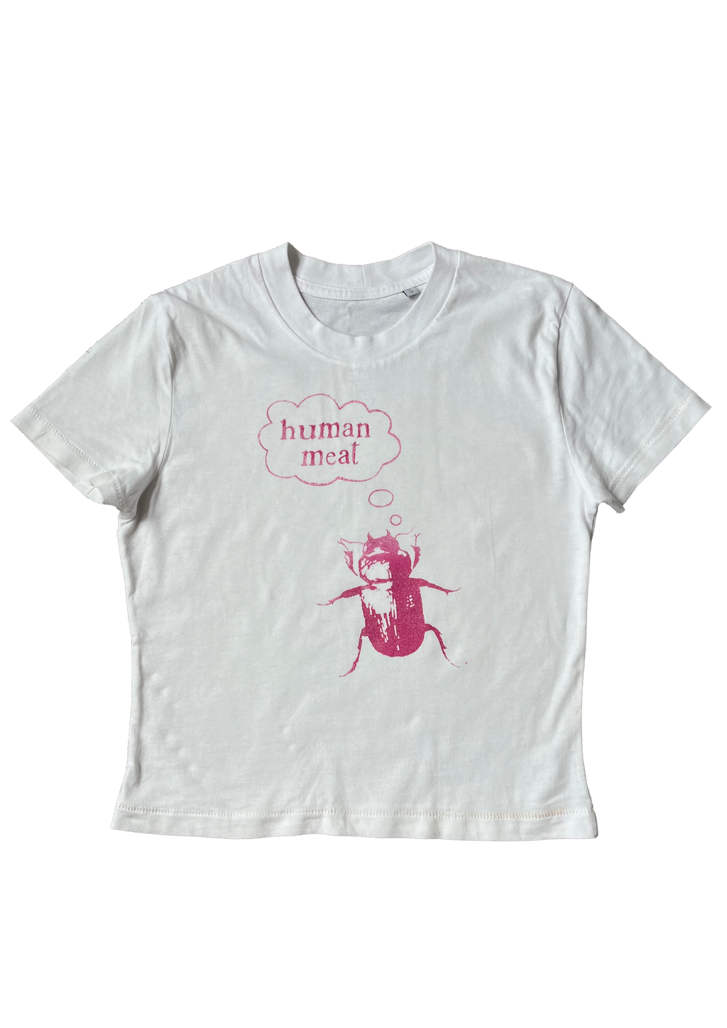 "Human Meat" Glitter Baby Tee