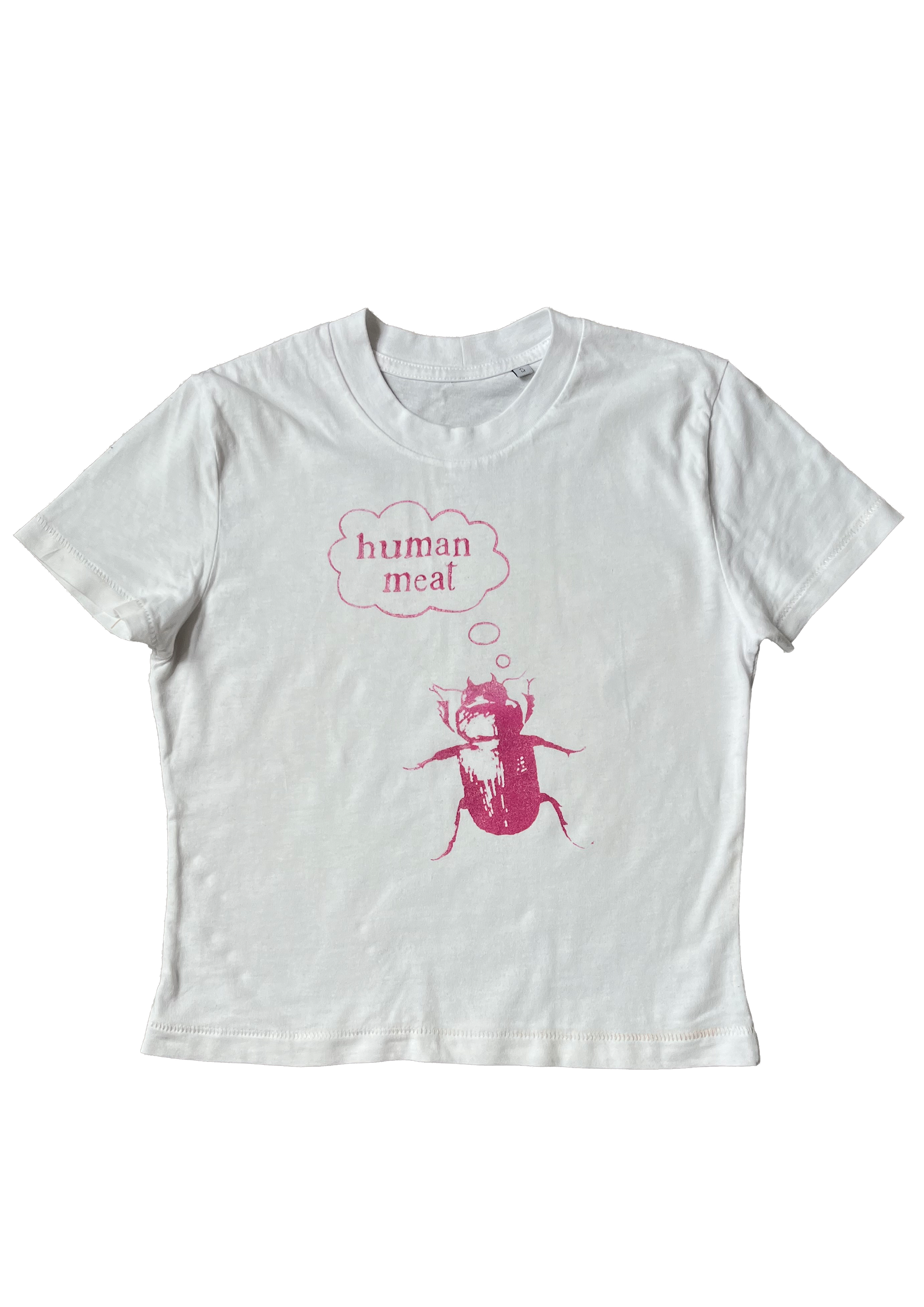 "Human Meat" Glitter Baby Tee